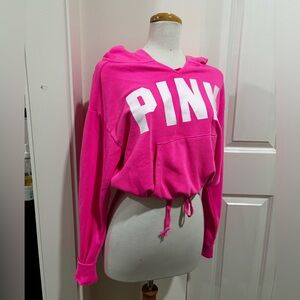 Victoria's Secret Bright Pink Hoodie + Sweatpants